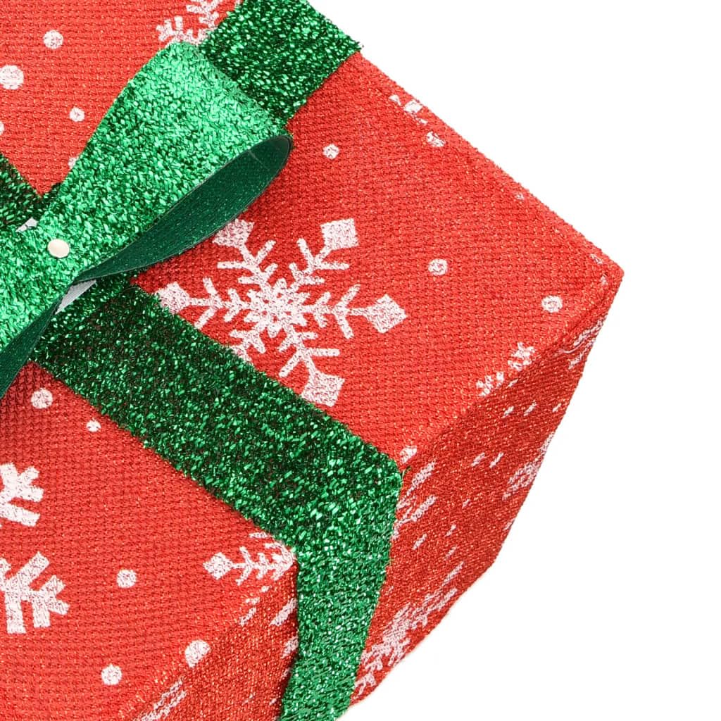 vidaXL Heim & Garten Geschenkboxen 3 Stk. LED Warmweiß