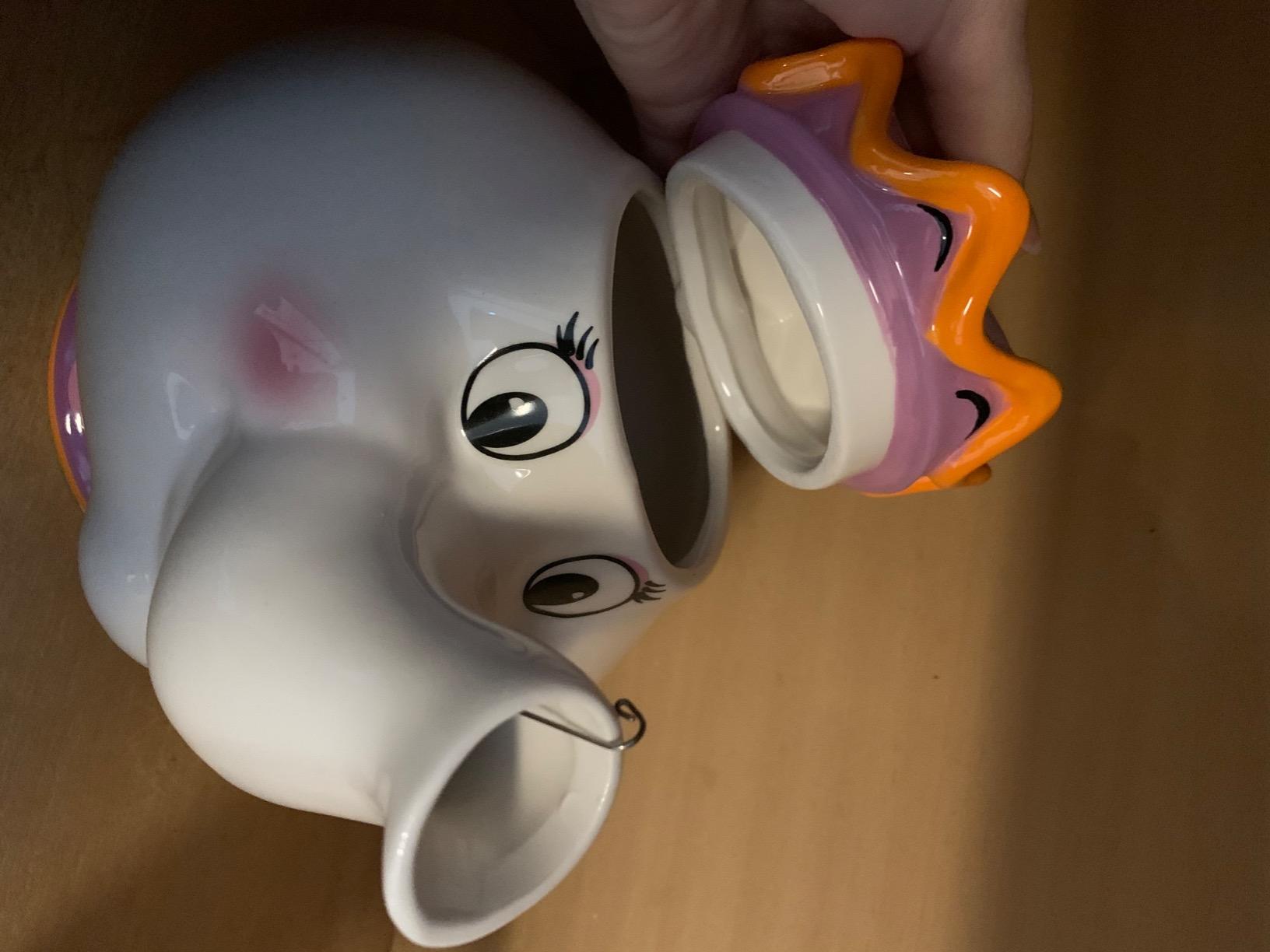 Paladone Mrs Potts Teekanne Keramik Disney 4 Tassen
