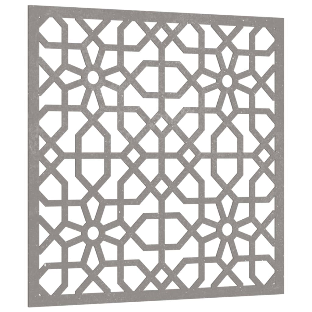 vidaXL Garten-Wanddeko 55x55 cm Cortenstahl maurisches Design
