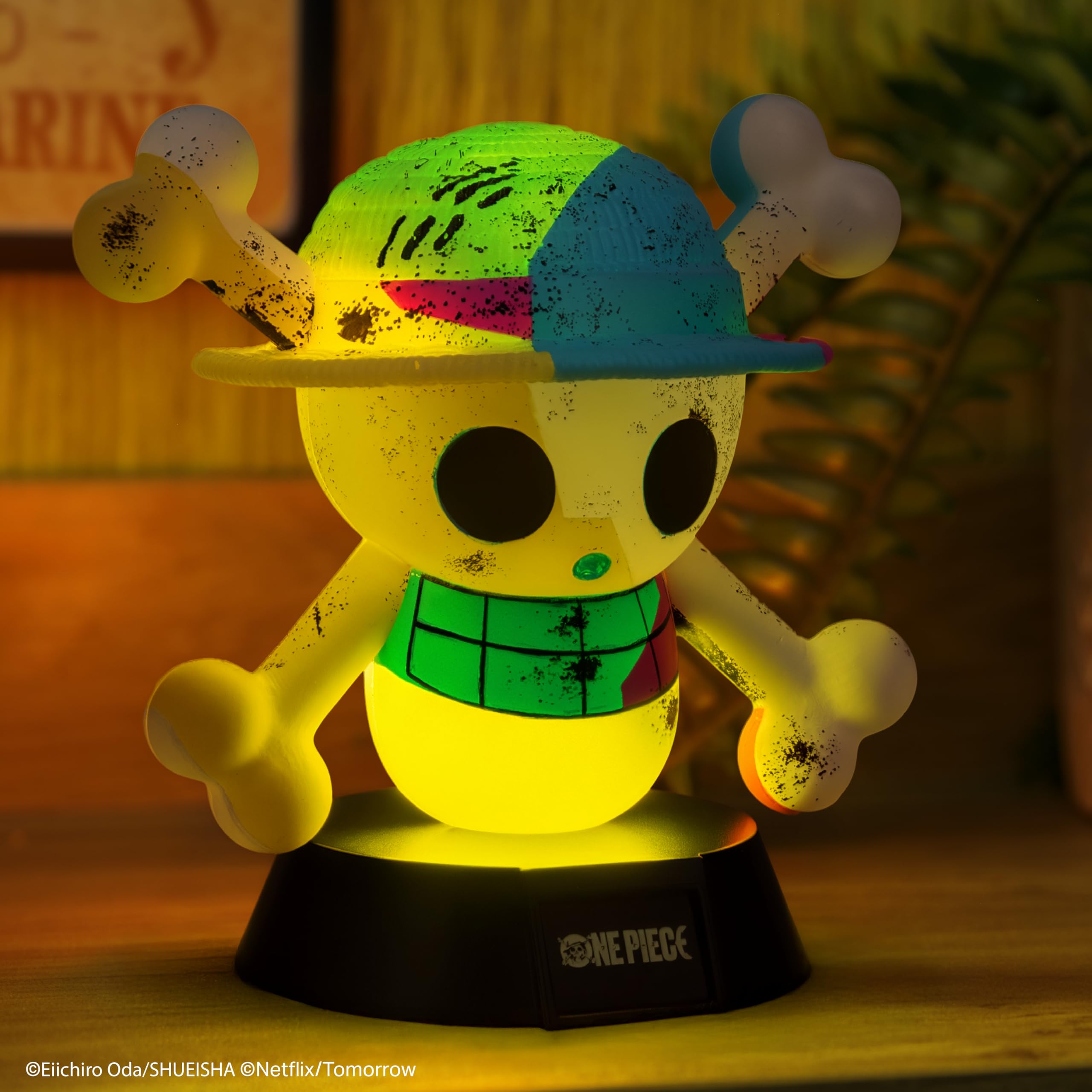 Paladone One Piece Jolly Roger Icon Light Lampe 11 cm