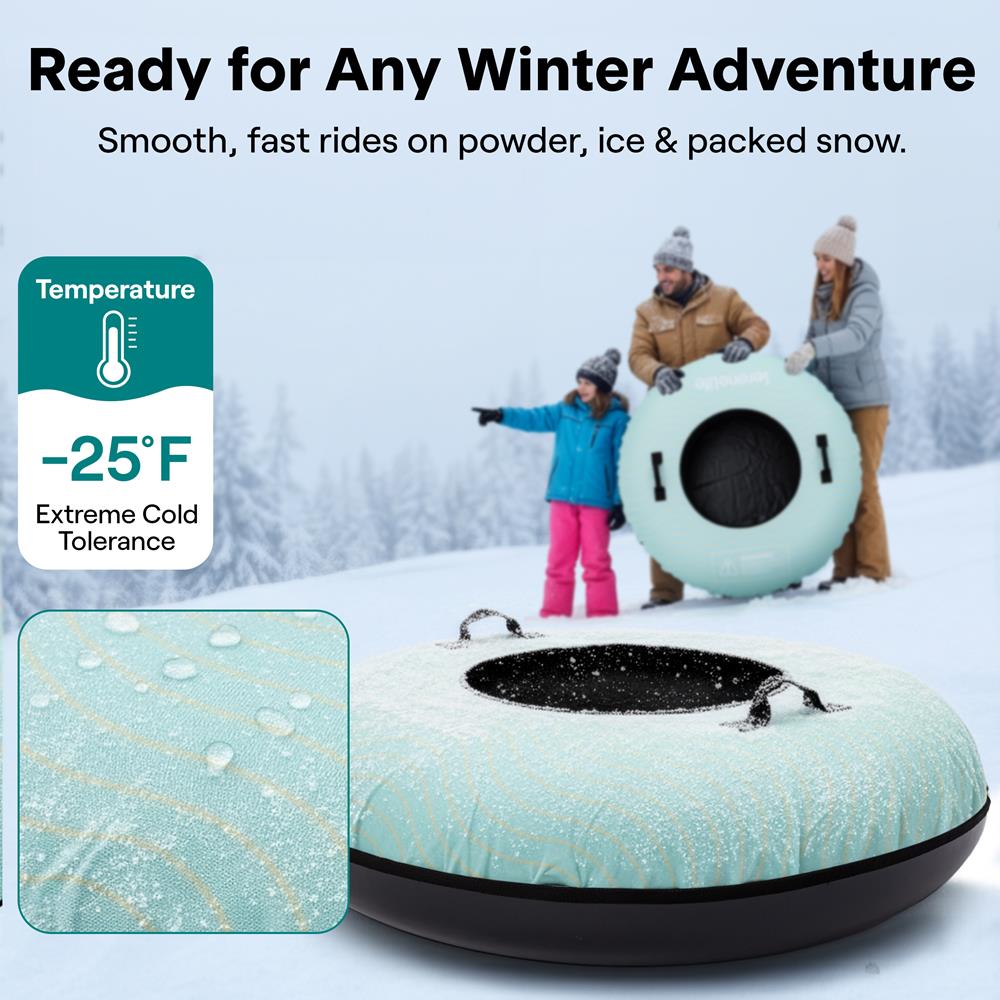 Serenelife Kids Play Schneereifen 40 Zoll Blau 113 kg
