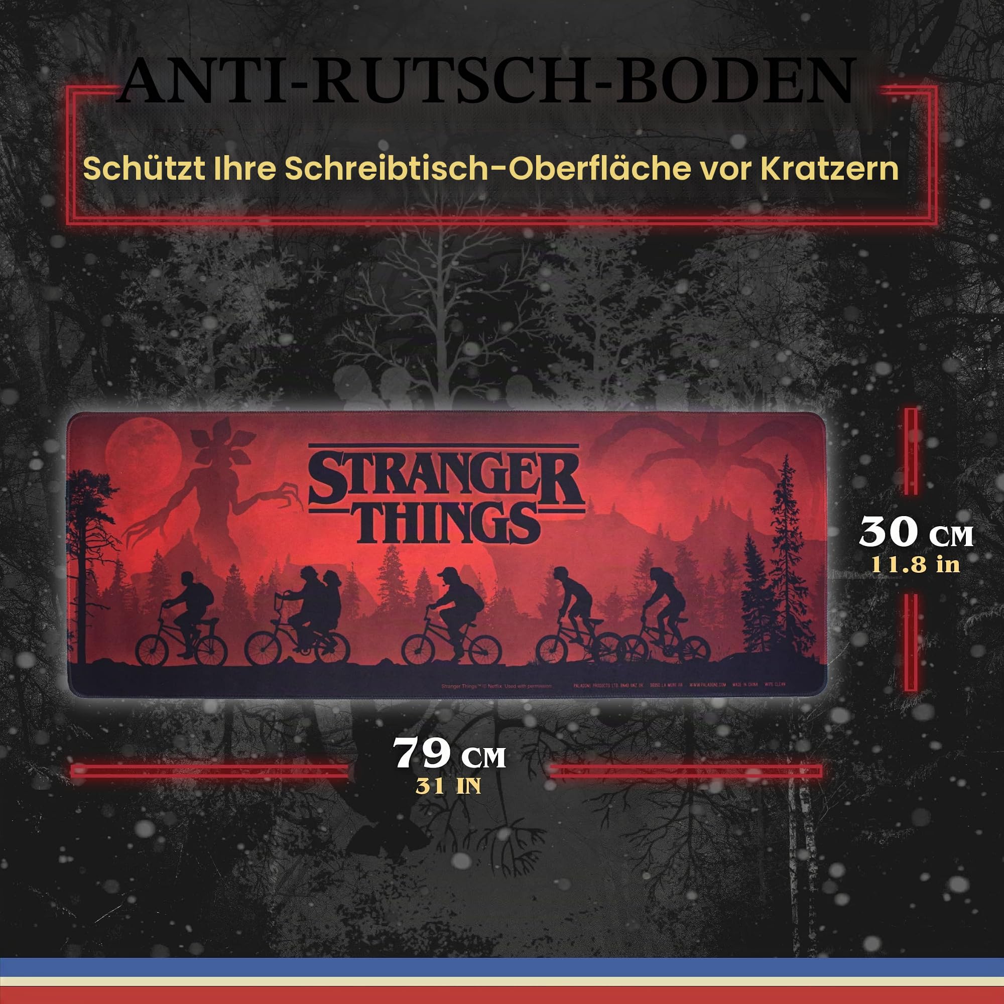 Paladone Stranger Things Schreibtischunterlage 30x80 cm