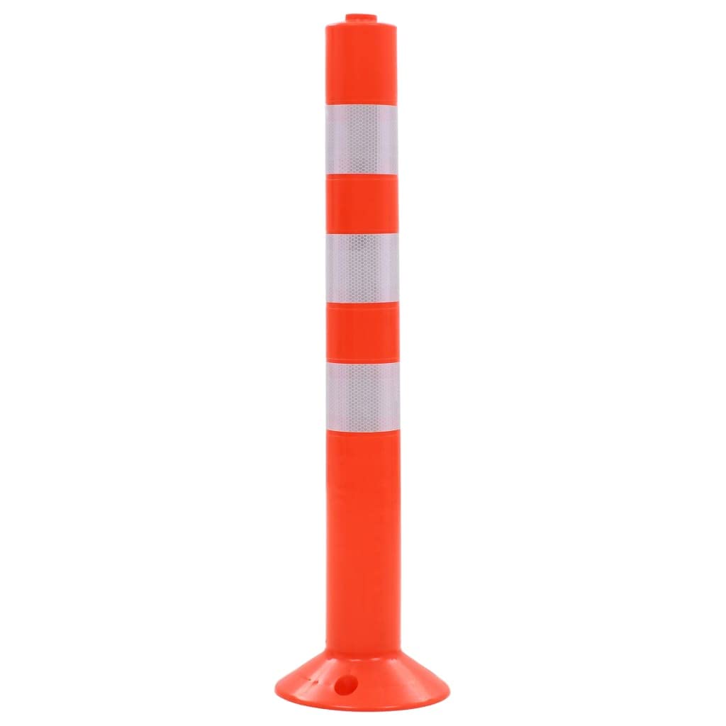 vidaXL Verkehrspoller Leitpoller 75 cm 5 Stück Kunststoff