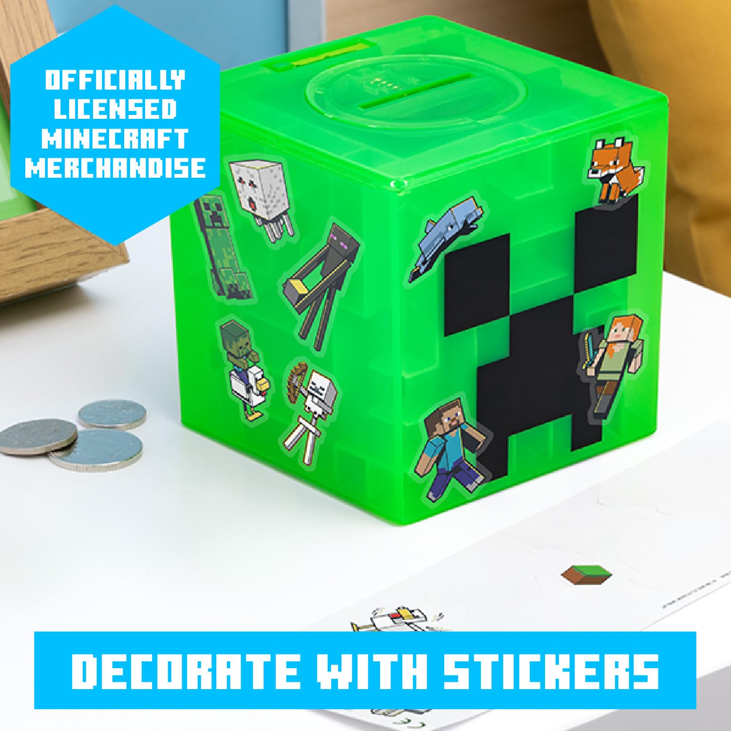 Paladone Minecraft Creeper Maze Safe Spardose 9 cm