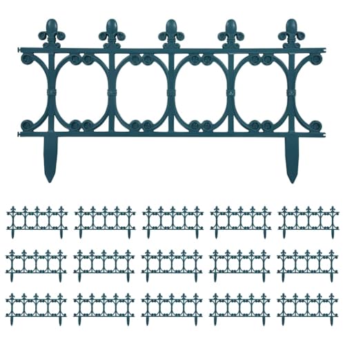 vidaXL Heim & Garten Rasenkante Grün 10m PP 16-tlg