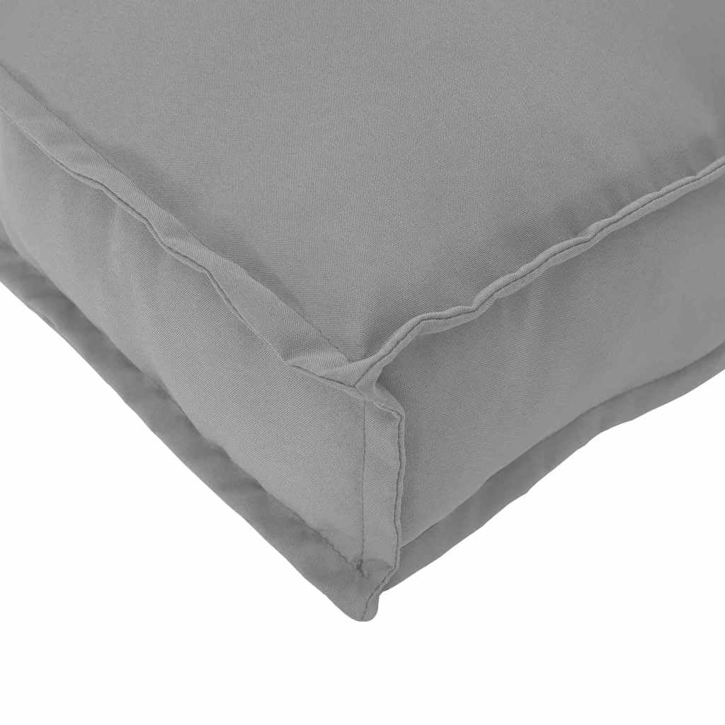 vidaXL Palettenkissen Grau 200x40x8 cm Oxford-Stoff