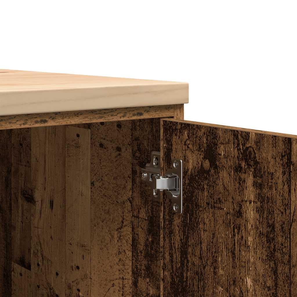 vidaXL Wirtschaft Garagen-Aufbewahrungsschrank 60x51x85 Kiefer
