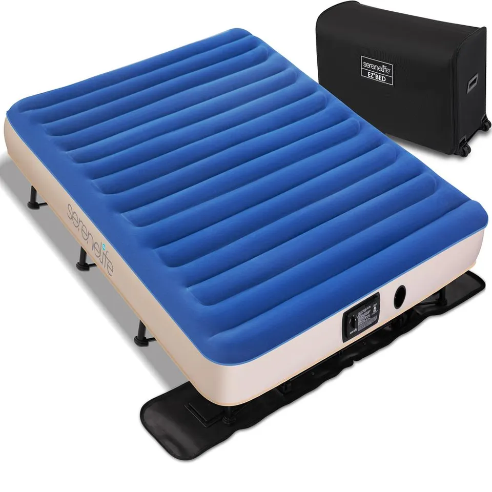 Serenelife Furniture Luftbett Queen 20 Zoll mit Rahmen