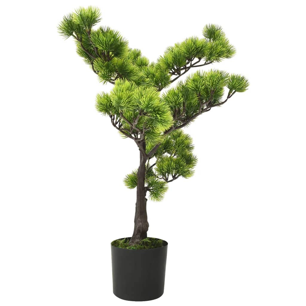 vidaXL Bonsai Pinus künstlich 60cm Dunkelgrün mit Topf