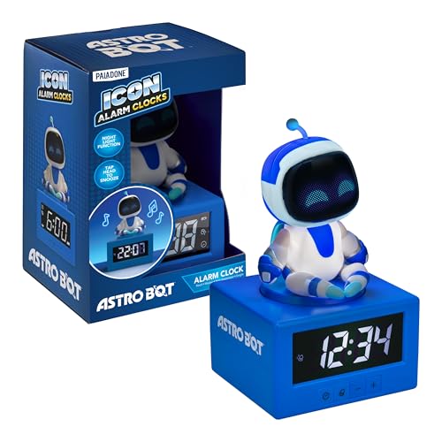 Paladone Astro Bot Wecker-Set 17cm Snooze Nachtlicht Gaming