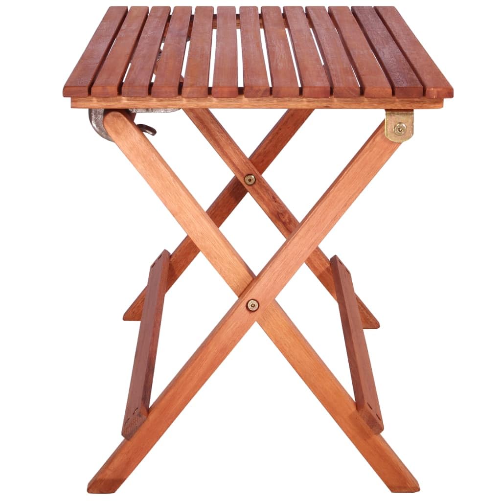 vidaXL Bistro-Set Kinder 3-tlg Eukalyptus klappbar