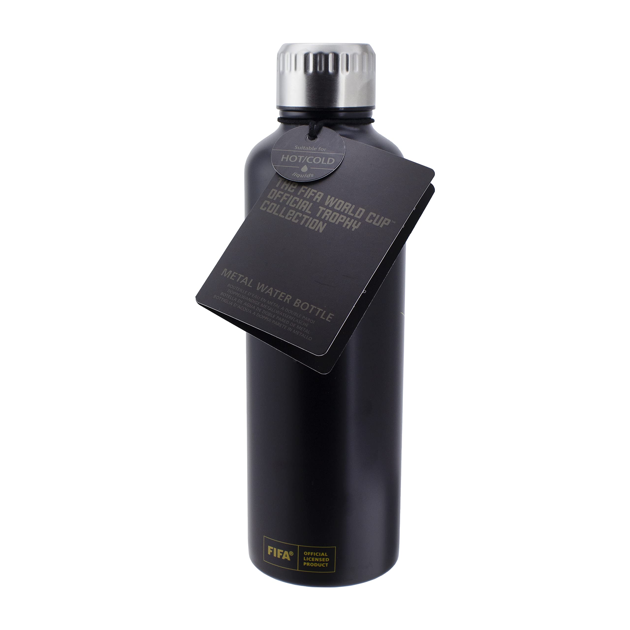 Paladone FIFA Trinkflasche Edelstahl 500 ml Trophy Metallflasche
