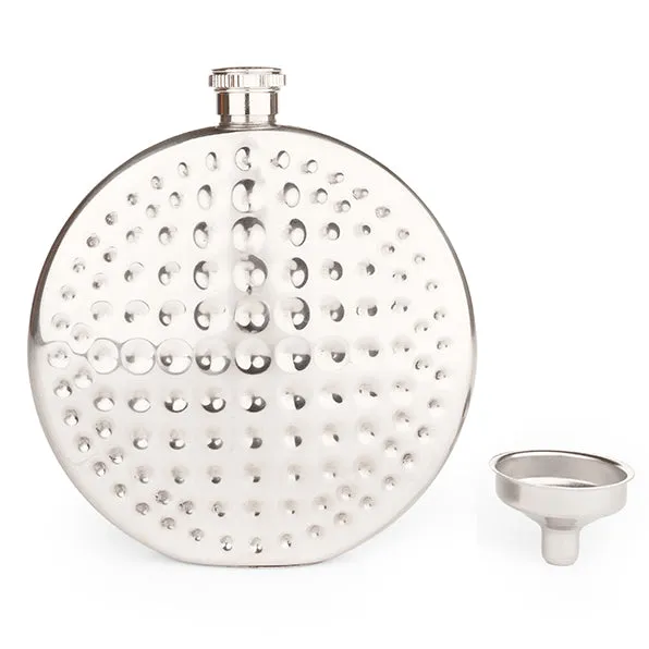 Kikkerland Kitchen Golf Ball Flachmann 8 oz mit Trichter