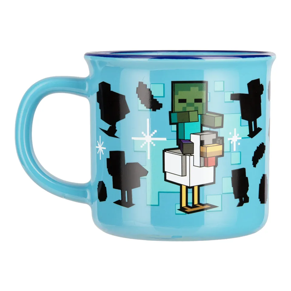 Paladone Minecraft Chicken Jockey Tasse 350 ml Wärmeeffekt