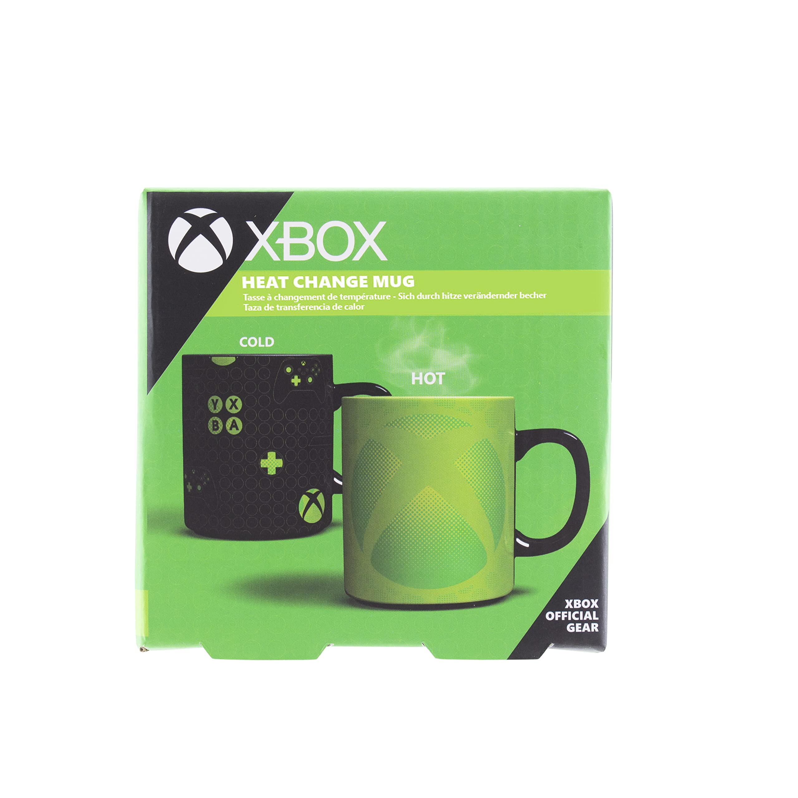 Paladone Drinkware Xbox Zaubertasse 300 ml Keramik Schwarz Grün