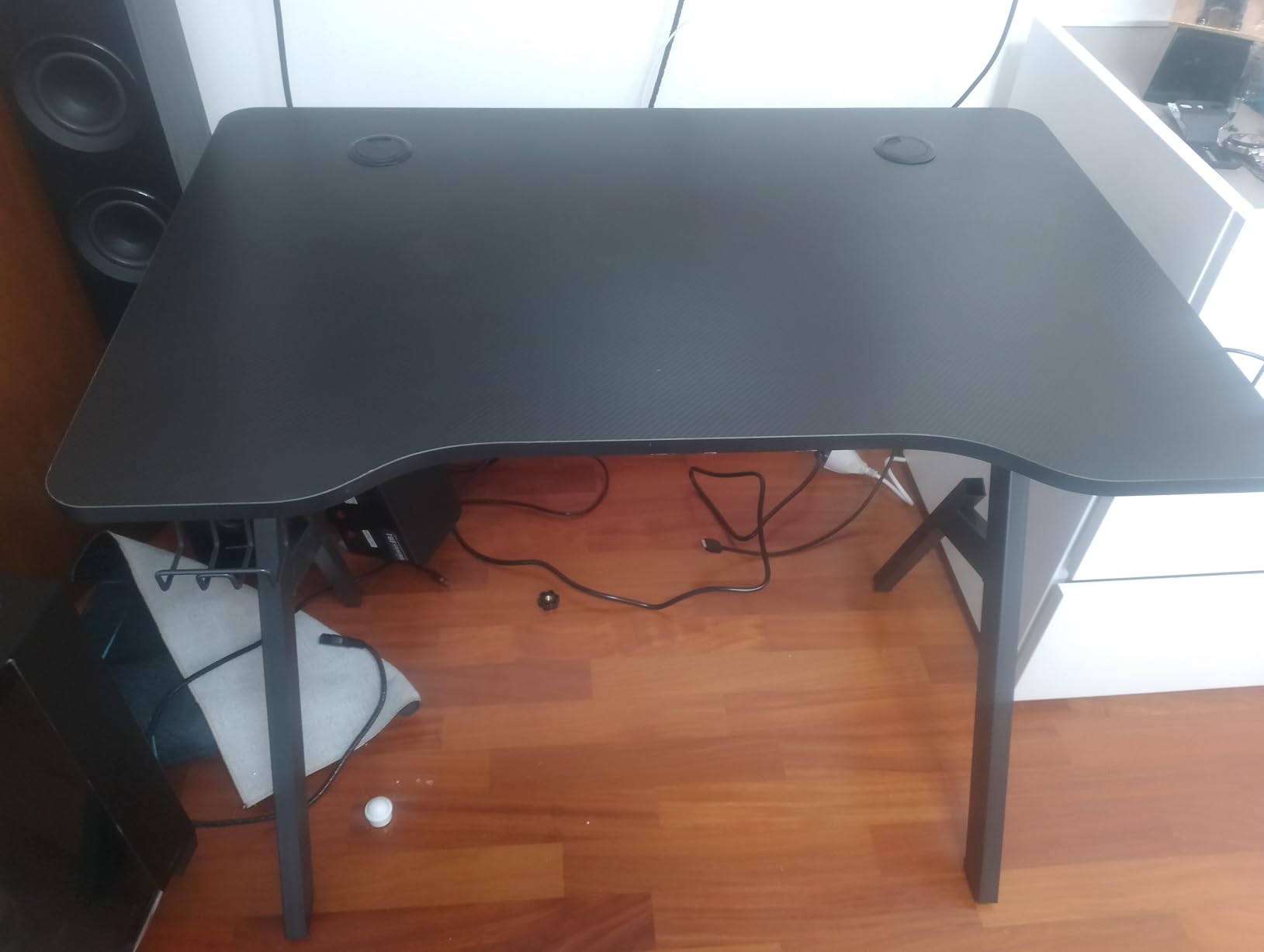 vidaXL Möbel Gaming Schreibtisch 90x60x75 Schwarz
