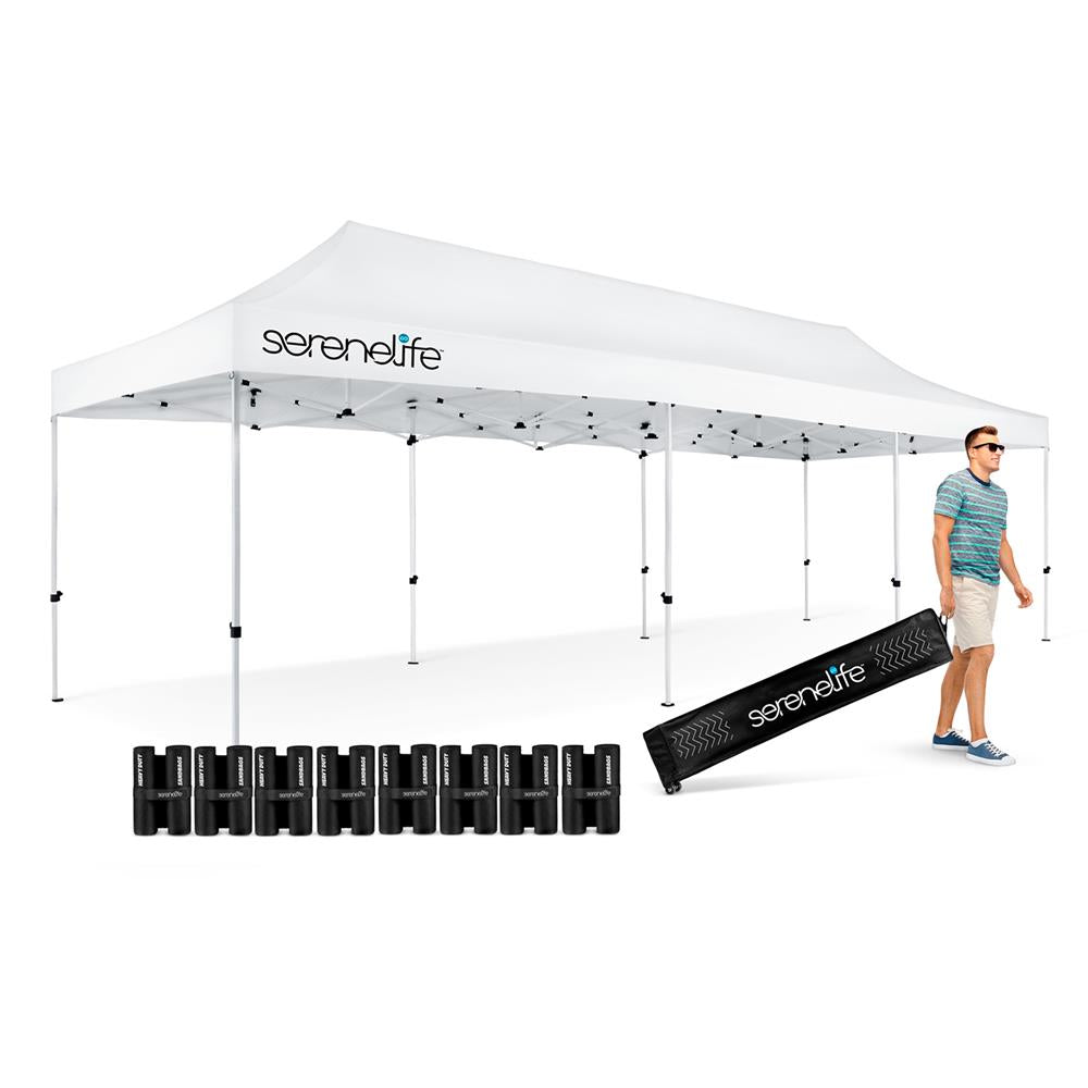 Serenelife Camping Outdoor Faltzelt 10x30Ft Pavillon wasserdicht
