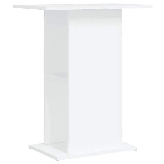 vidaXL Aquariumständer Weiß 60,5x36x72,5 cm Holz