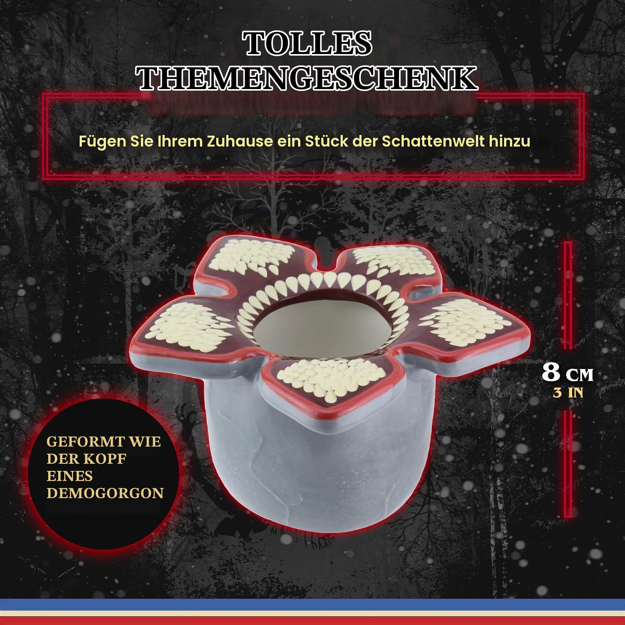 Paladone Demogorgon Keramik Topf Stifthalter 8 cm Stranger Things