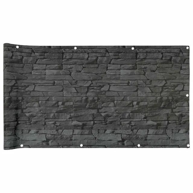 vidaXL Heim & Garten Sichtschutzmatte Grün 500x90 PVC