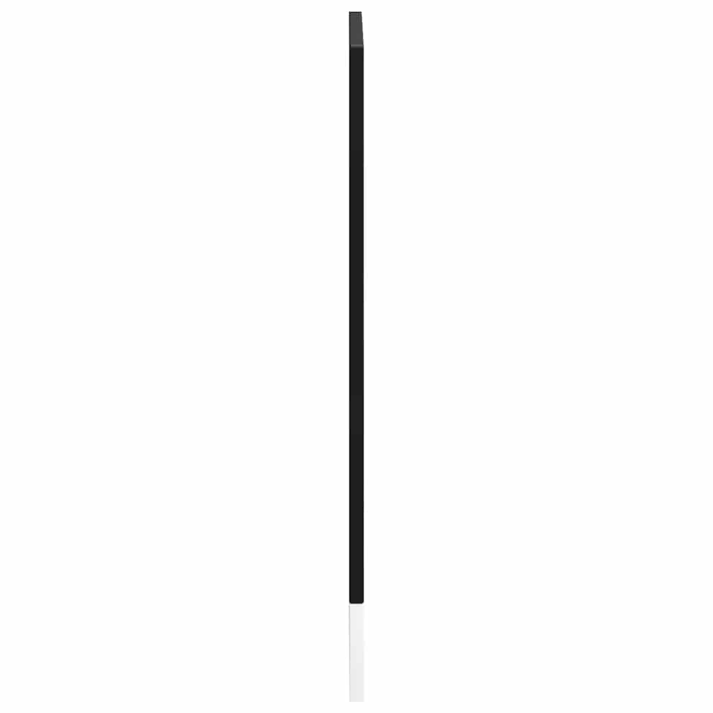vidaXL Heimwerkerbedarf Geschirrspülerblende 60x57 Schwarz Holzwerkstoff