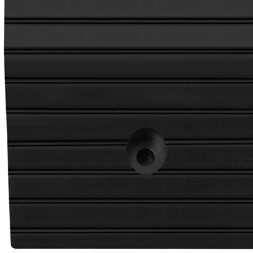 vidaXL Schwellenrampe 2X Rollstuhlrampe Gummi 80x40x8cm Schwarz