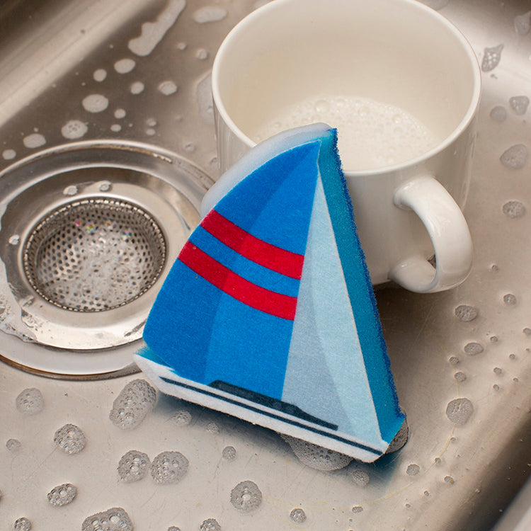 Kikkerland Home Sail Away Schwamm Set 2tlg.