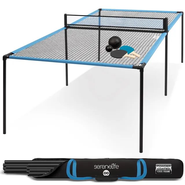 Serenelife Game Tables Spyder Pong Tischtennis Stahl Outdoor Set