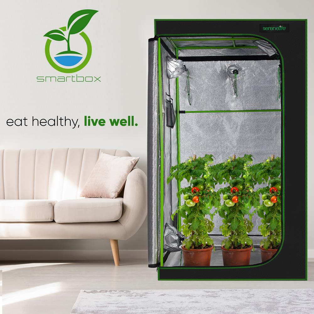 Serenelife Indoor Garden Growzelt 152x152x203 Mylar