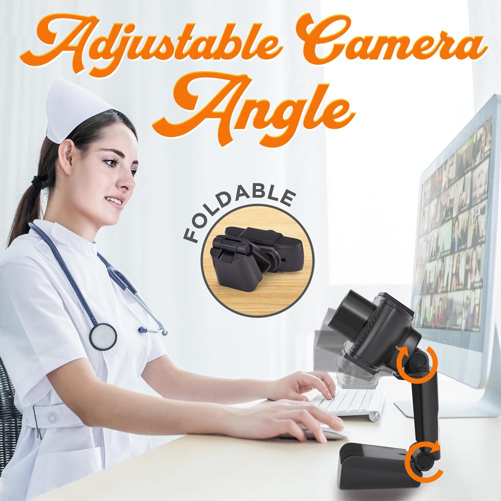 Serenelife Cameras Webcam 1080P mit Mikro USB 90°