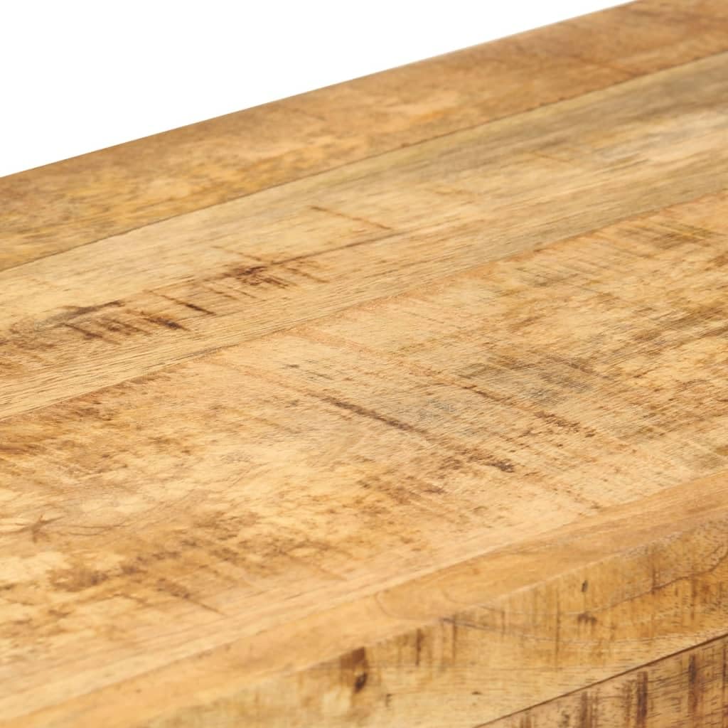 vidaXL Konsolentisch Mangoholz 110x30x76 cm 3 Schubladen