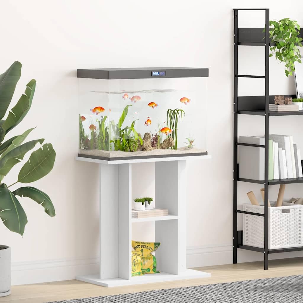vidaXL Aquariumständer Weiß 60x30x60 cm Holzwerkstoff Unterschrank