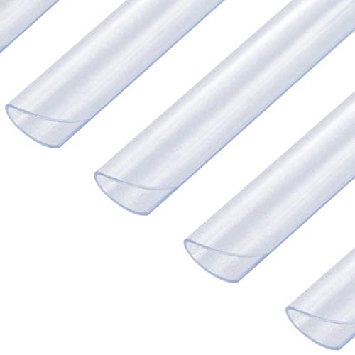 vidaXL Clips für Sichtschutzstreifen PVC Transparent 100Stk