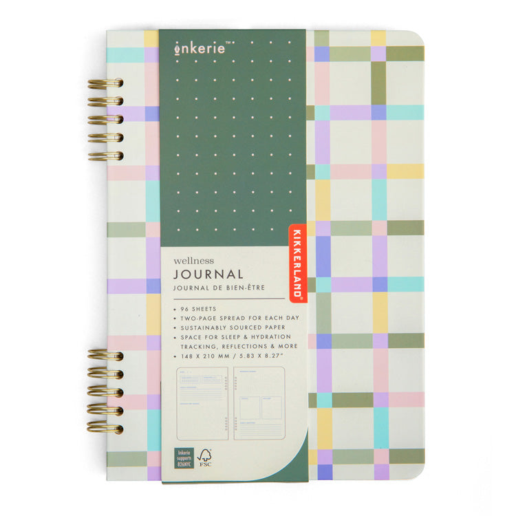 KIKKERLAND Inkerie Wellness Journal Tagebuch 192 Seiten