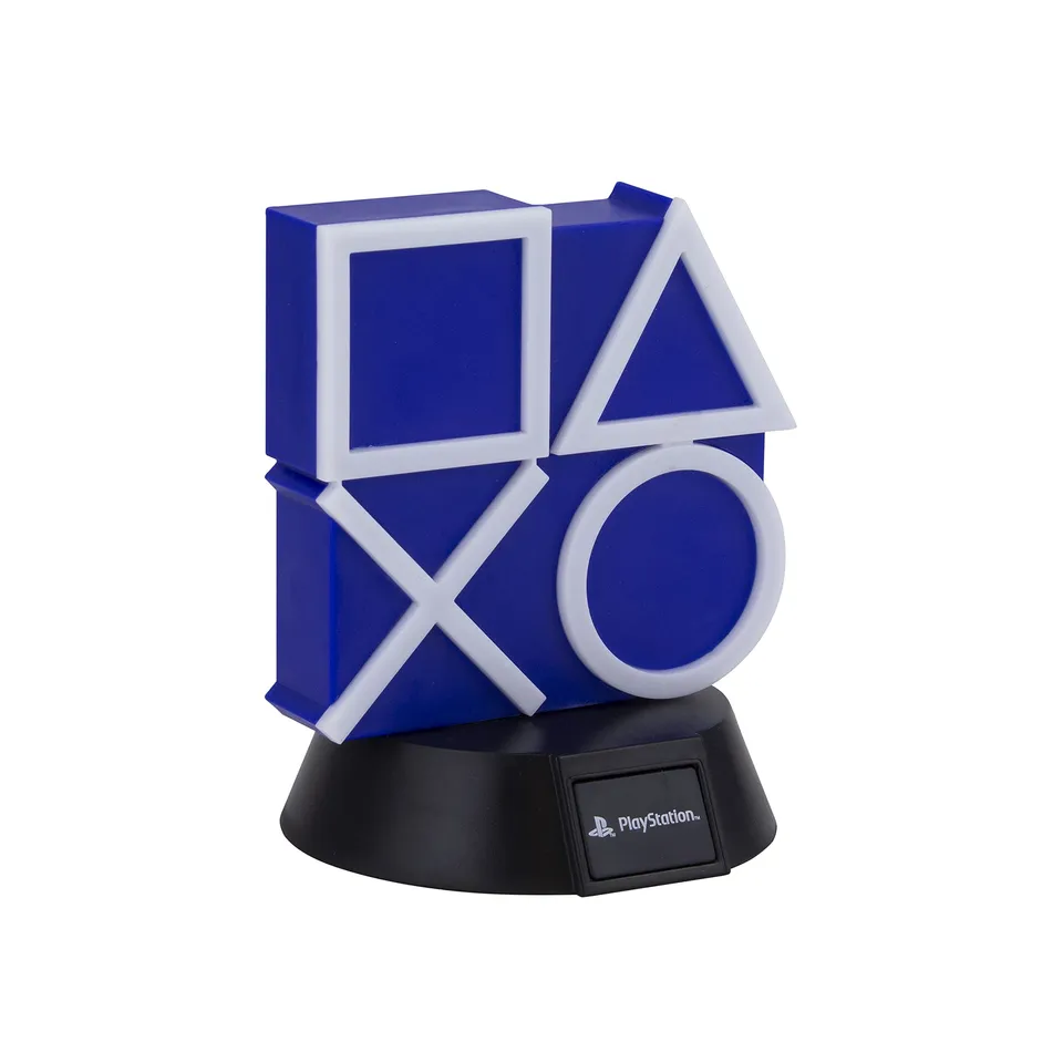 Paladone Lighting PS5 Icons Lampe blau 10 cm Batterie Nachtlicht
