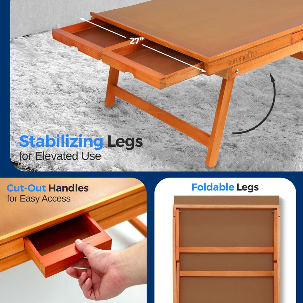 Serenelife Game Tables Puzzletisch Holz 6 Schubladen