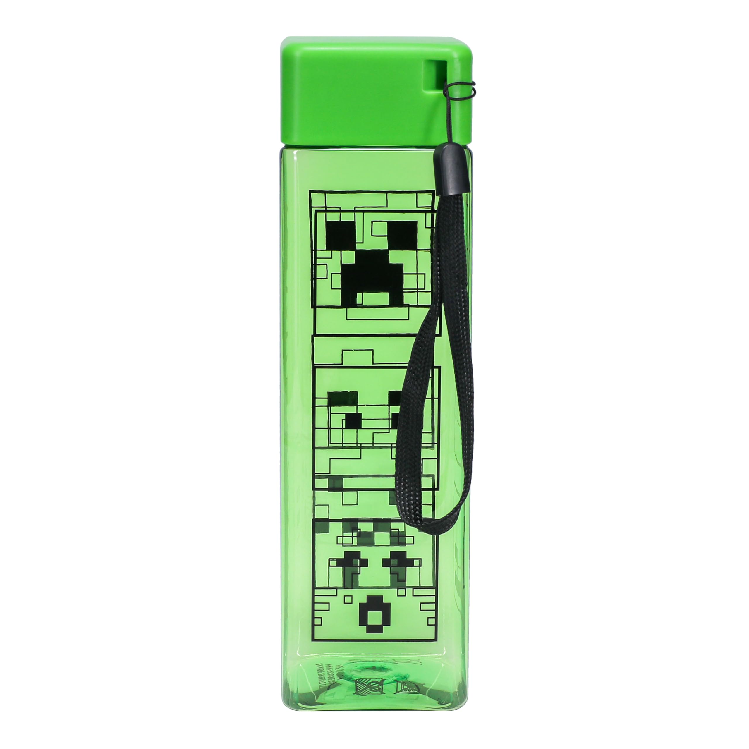 Paladone Minecraft Wasserflasche 500ml Quadratisch Kunststoff