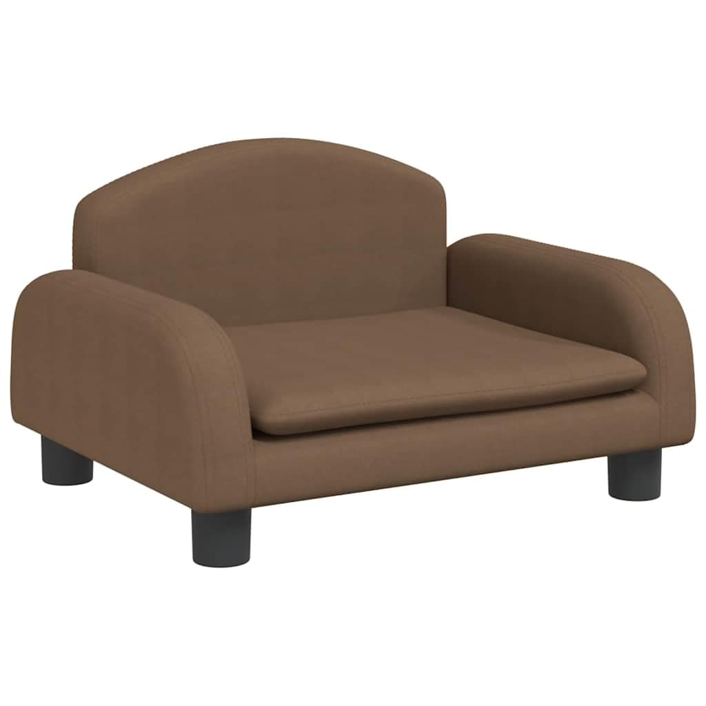 vidaXL Hundebett Hellgrau 70x45x30 cm Stoff Hundesofa