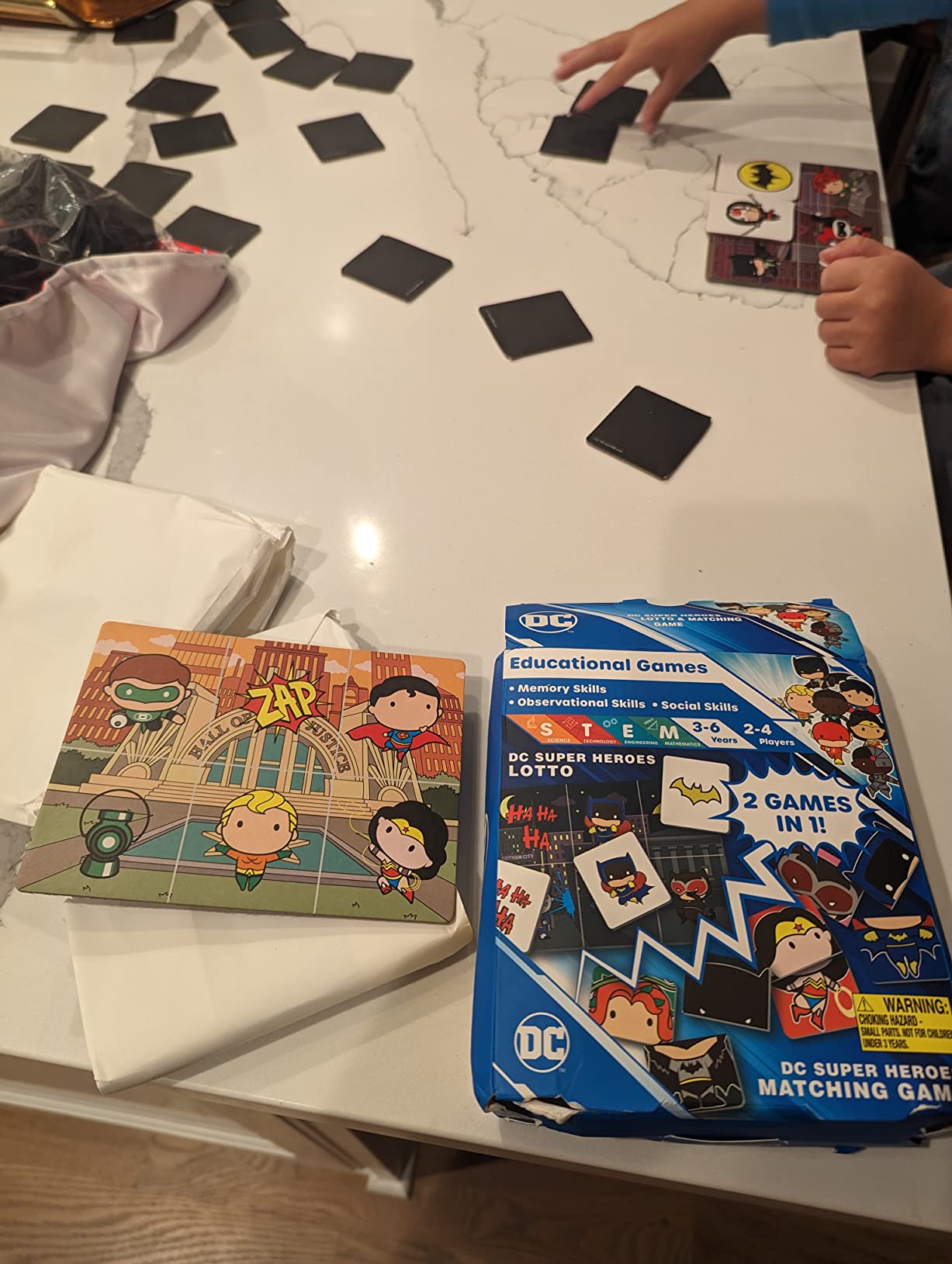 Paladone DC Super Heroes Matching Spiel 2 in 1