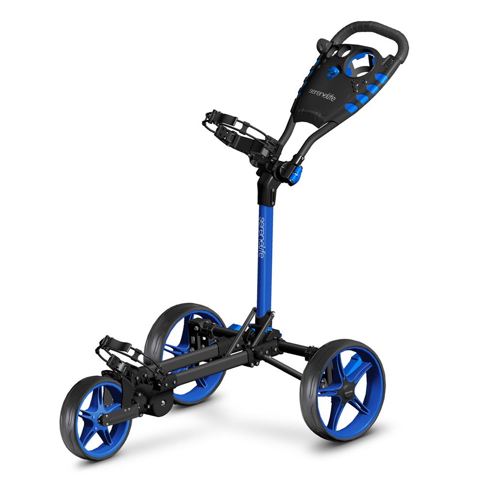Serenelife Camping Golf Trolley 3-Rad Alu faltbar