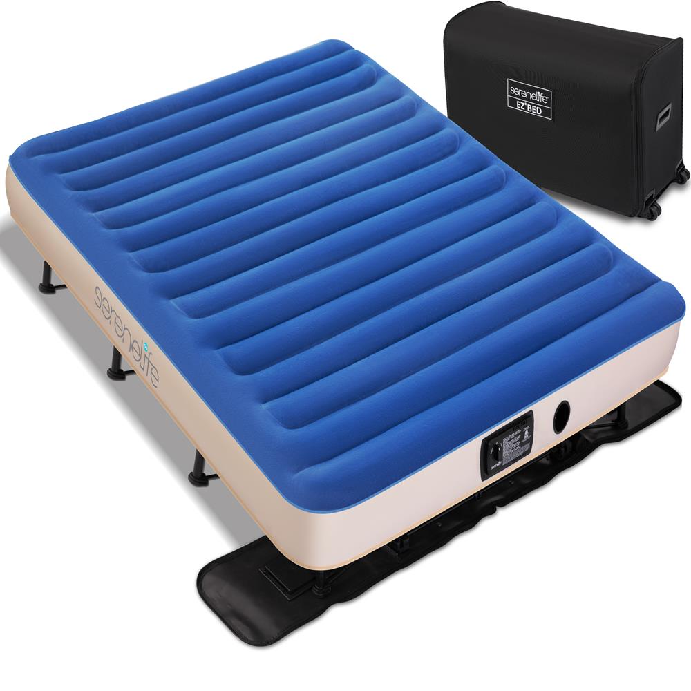 Serenelife Furniture Luftbett Queen 20 Zoll mit Rahmen