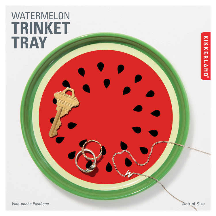 Kikkerland Wassermelone Schmuckschale Deko-Ablage