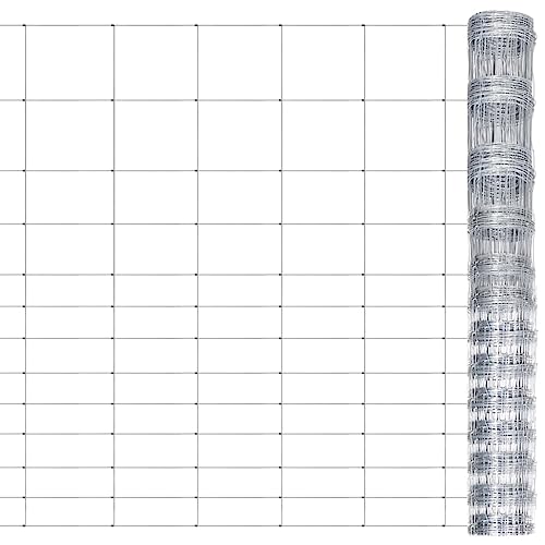 vidaXL Heim & Garten Gartenzaun 50x1,5m Drahtzaun verzinkt