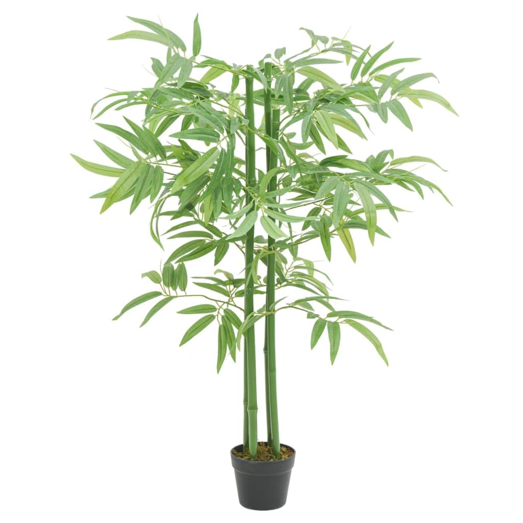 vidaXL Bambusbaum künstlich 80 cm Kunstpflanze grün 240 Blätter