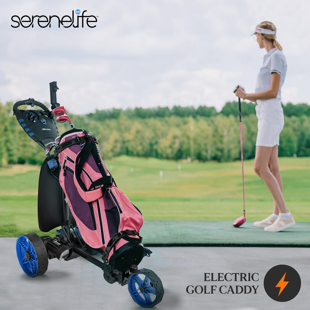 Serenelife Golf Trolley Elektro 3-Rad Alu faltbar