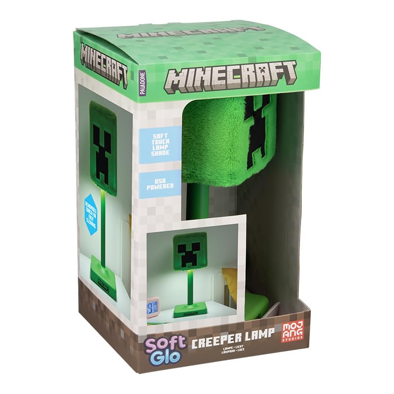 Paladone Minecraft Creeper SoftGlo Lampe 30 cm USB