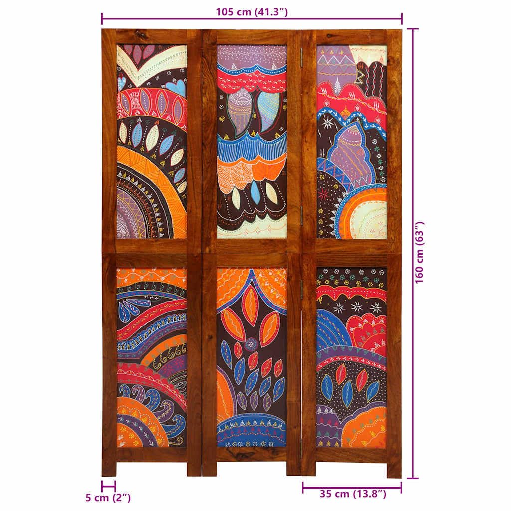 vidaXL Raumteiler Honigbraun 35x160 cm Akazie Holz