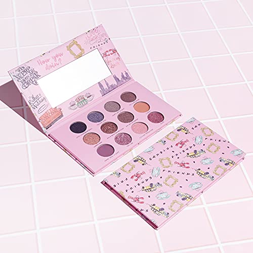 Paladone Friends Lidschatten-Palette 12 Farben rosa