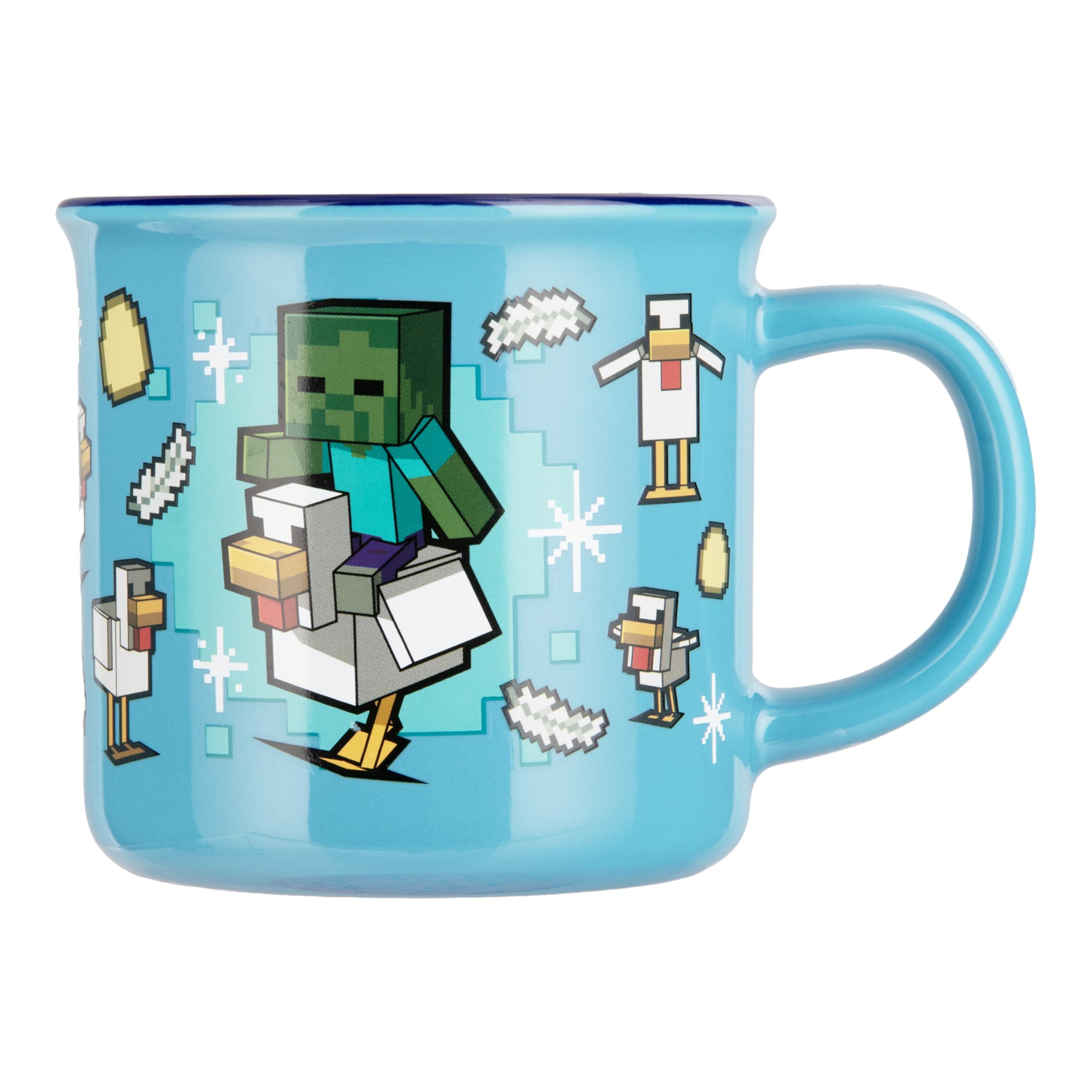 Paladone Minecraft Chicken Jockey Tasse 350 ml Wärmeeffekt