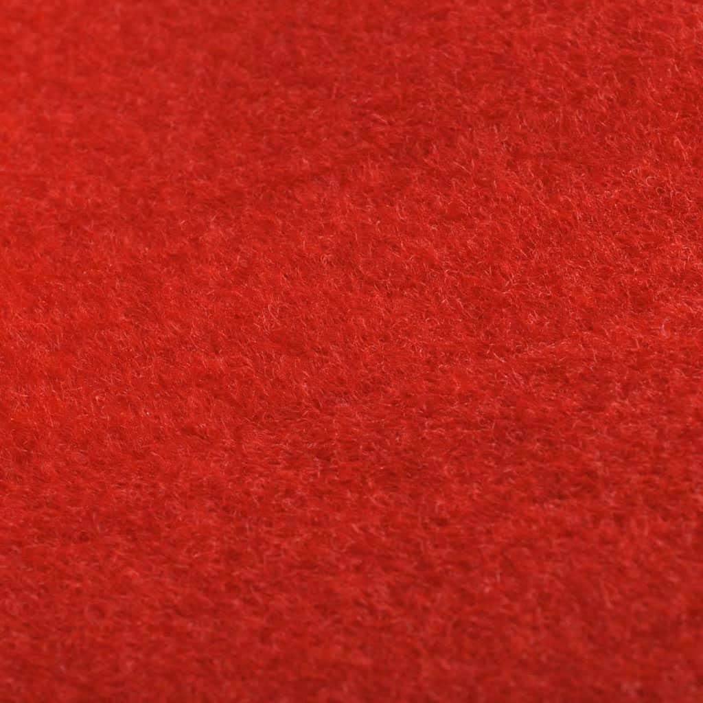 vidaXL Heim & Garten Teppich Rot 1x5 m 400 g/m² Läufer